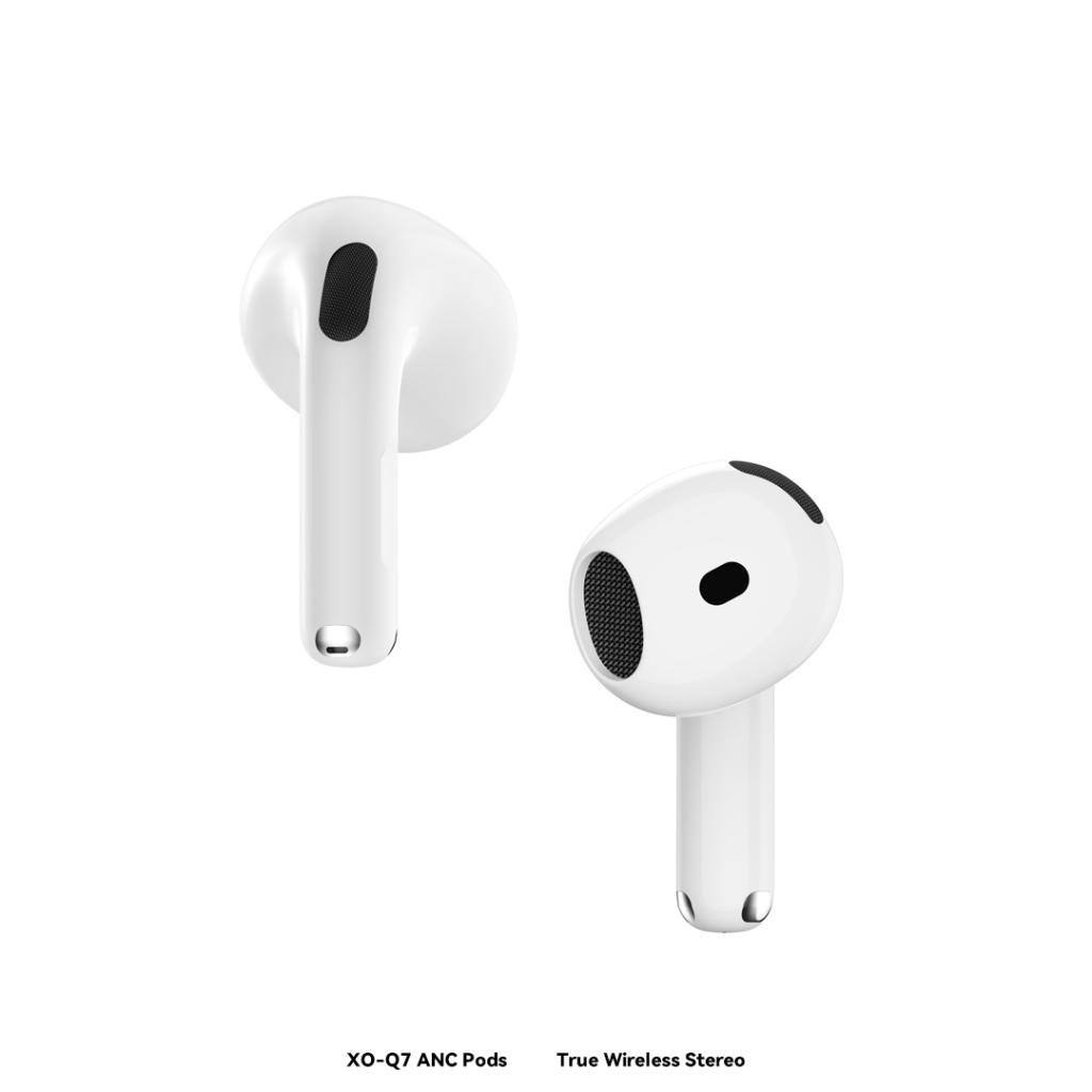 Écouteurs Bluetooth XO Design Q7 Pods, TWS, ANC, Blanc