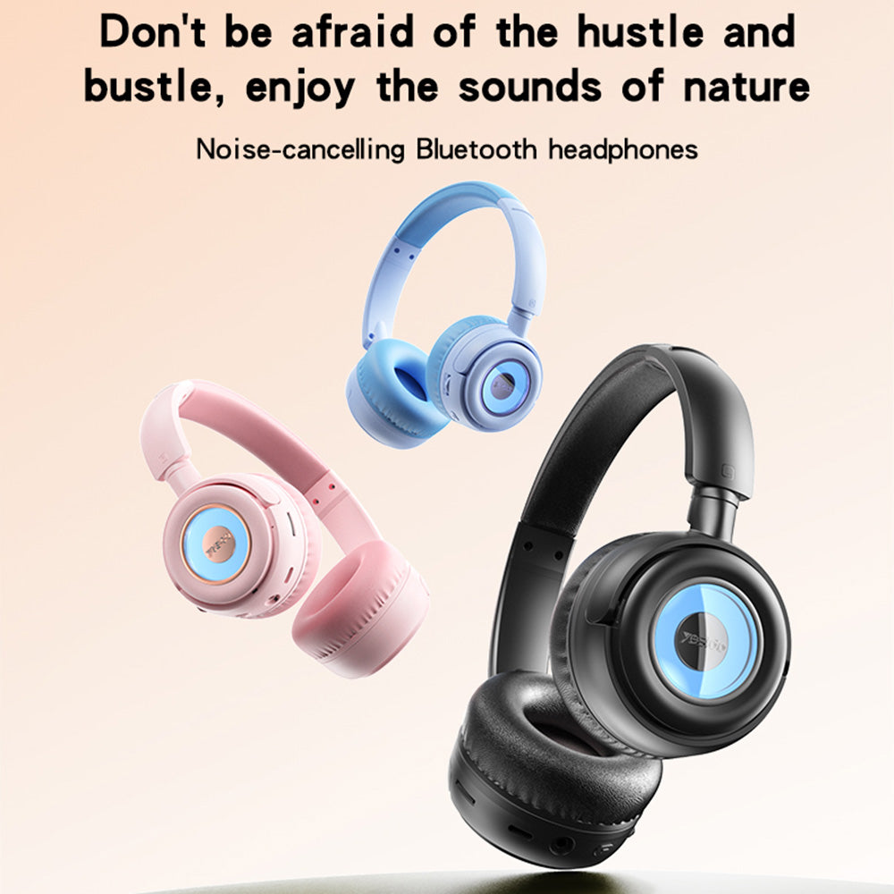 Casque Bluetooth mains libres Yesido EP06 Kids, A2DP, Noir