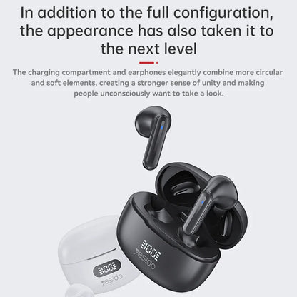 Kit mains libres Bluetooth Yesido TWS19, TWS, Noir