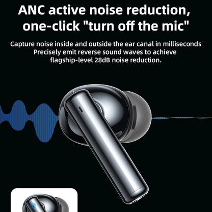 Kit mains libres Bluetooth Yesido TWS23, TWS, ANC, Noir