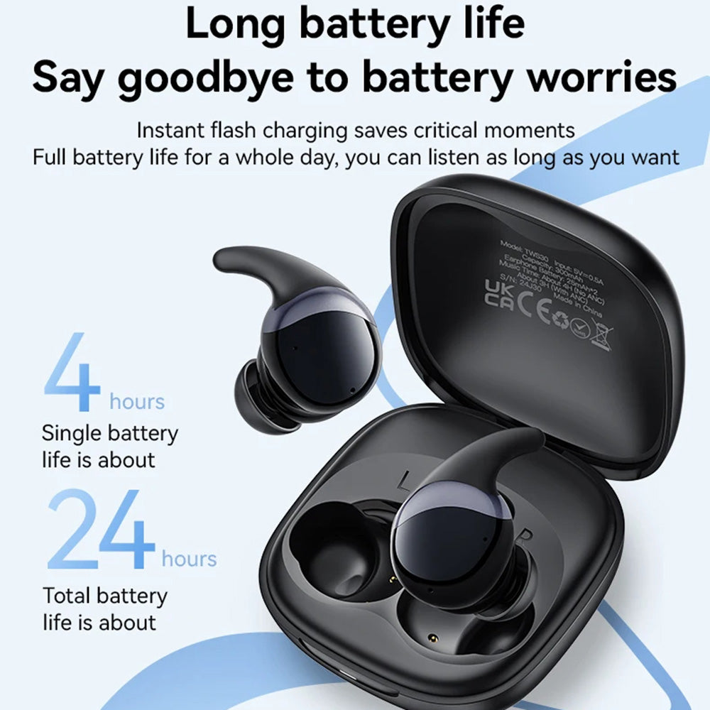 Kit mains libres Bluetooth Yesido TWS30, TWS, ANC, Noir