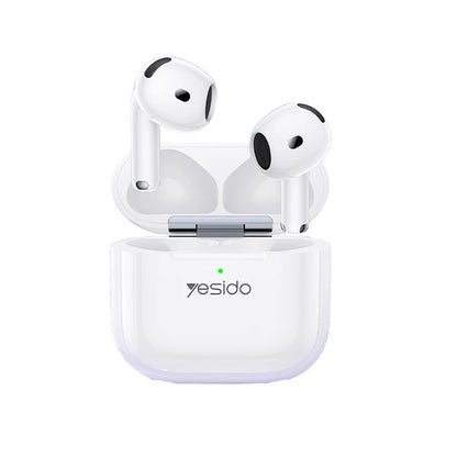 Kit mains libres Bluetooth Yesido TWS32, TWS, ANC, Blanc