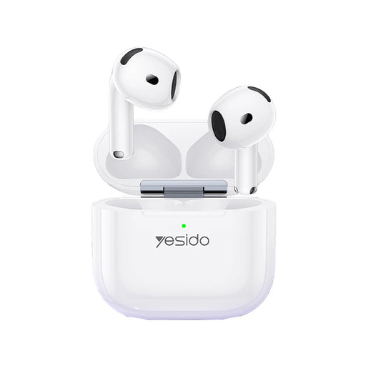 Kit mains libres Bluetooth Yesido TWS32, TWS, ANC, Blanc