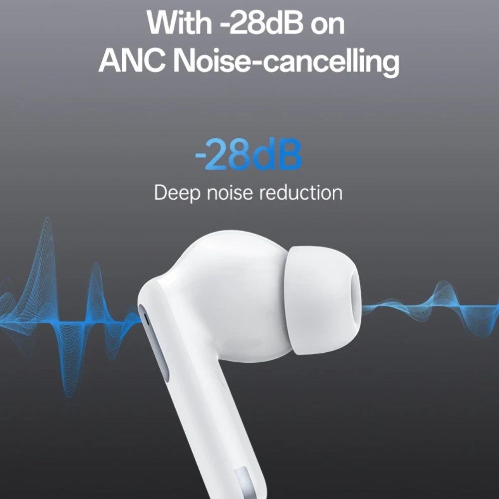 Kit mains libres Bluetooth Yesido TWS34, TWS, ANC, Blanc