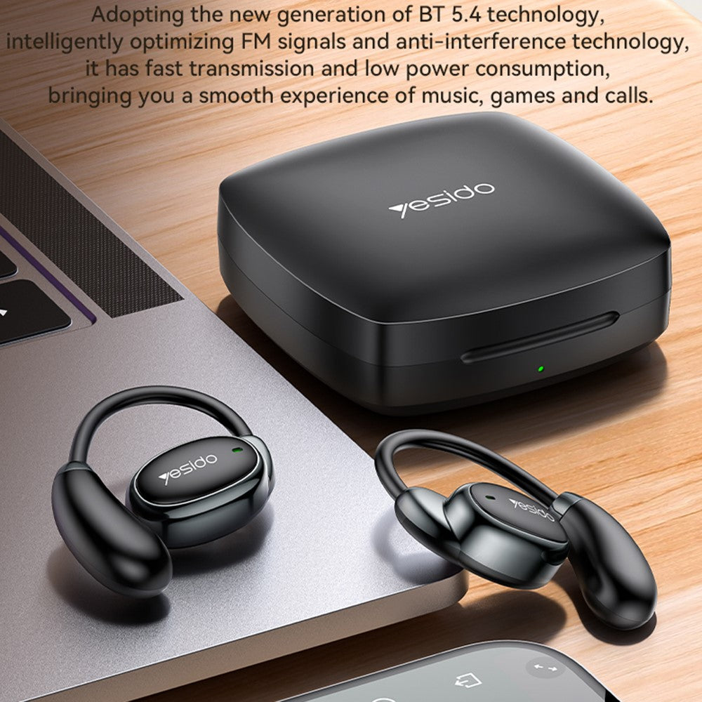 Kit mains libres Bluetooth Yesido YSP19 BL, TWS, Noir