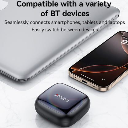 Kit mains libres Bluetooth Yesido YSP24, TWS, Noir