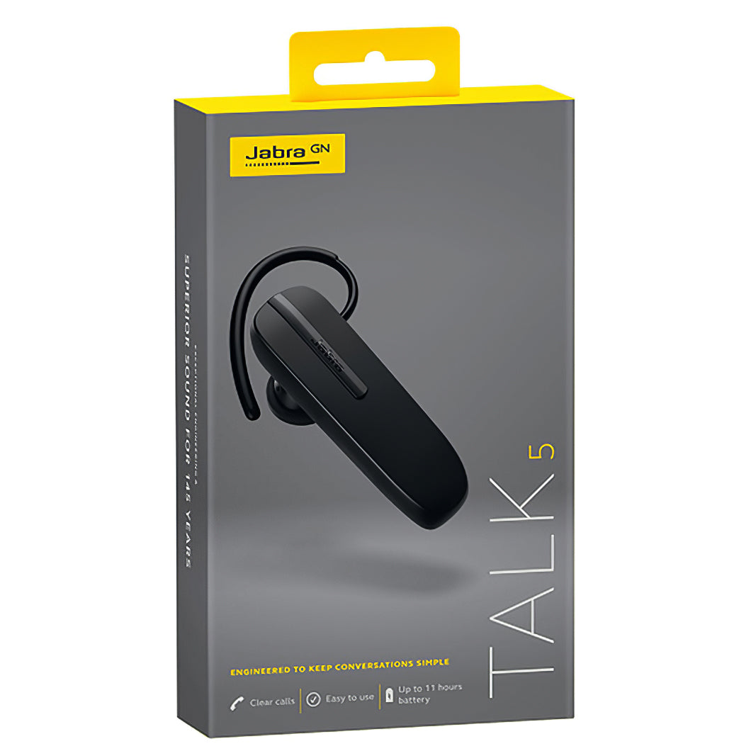 Mains libres Bluetooth Jabra TALK 5, MultiPoint, Noir 100-92046900-60