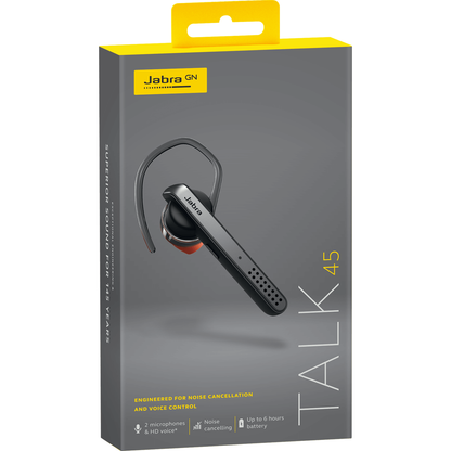 Kit mains libres Bluetooth Jabra Talk 45, A2DP, Argent