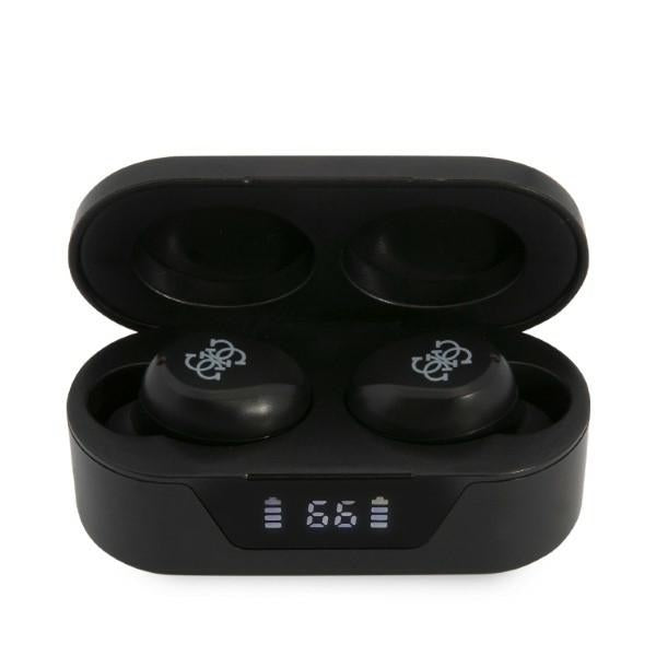 Kit mains libres Bluetooth Guess Classic Logo, TWS, Noir