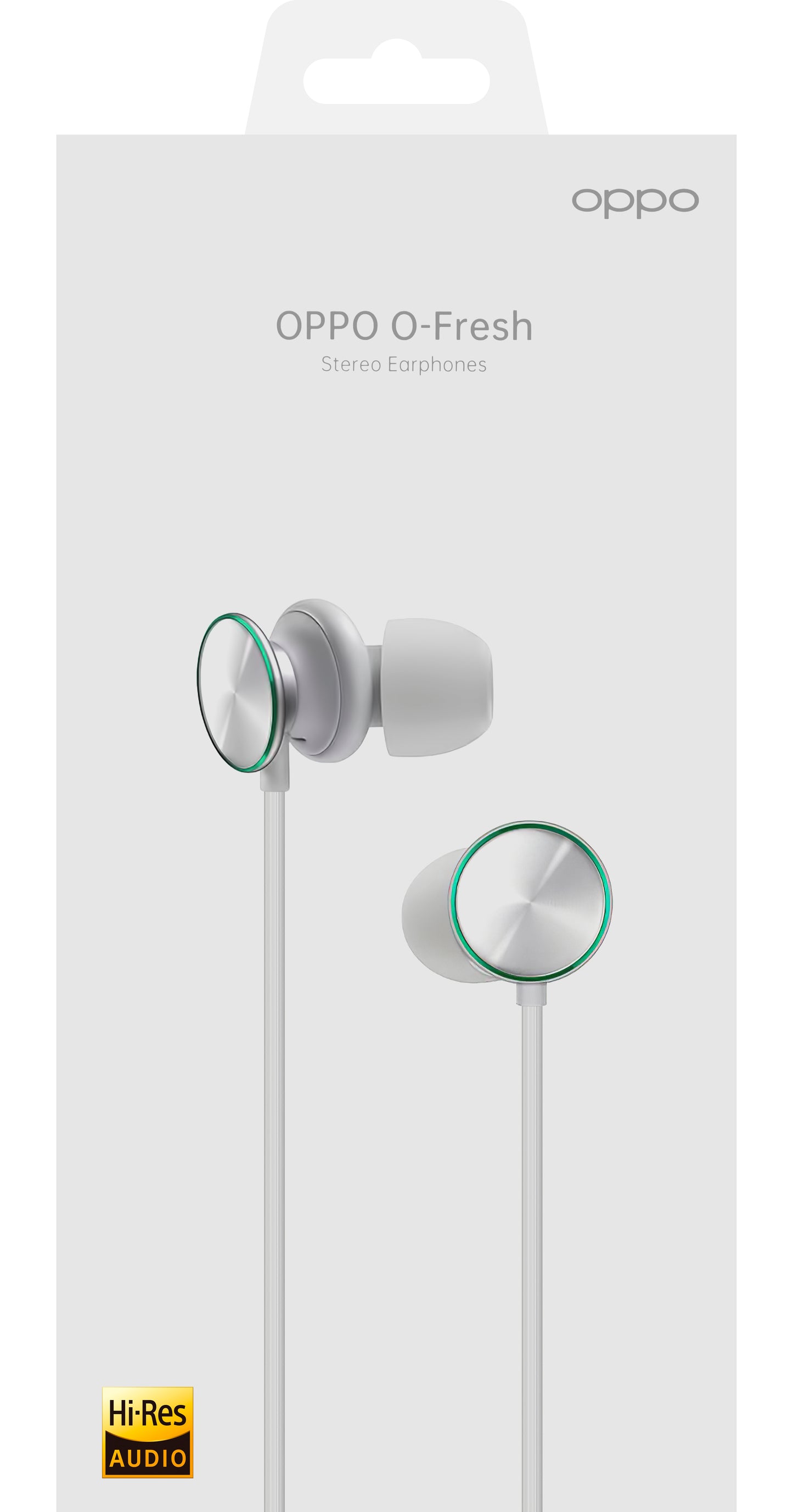 Mains libres 3.5mm Oppo MH151, Gris