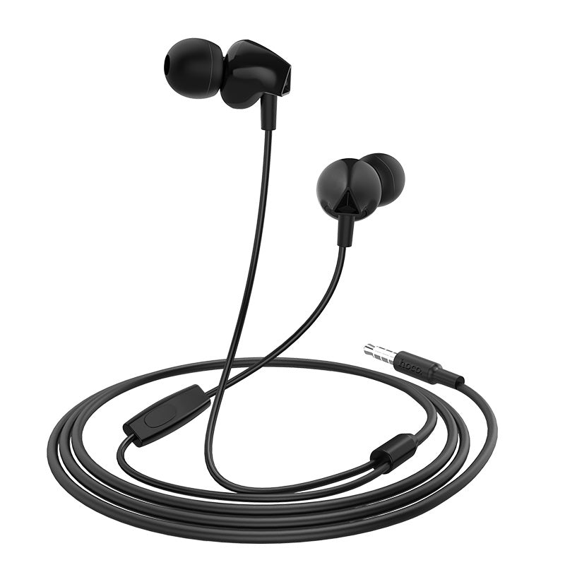 Écouteurs mains libres 3,5 mm HOCO M60 Perfect Sound, Noir