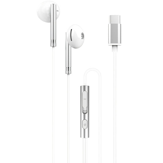 Handsfree USB-C XO Design EP29, Argent