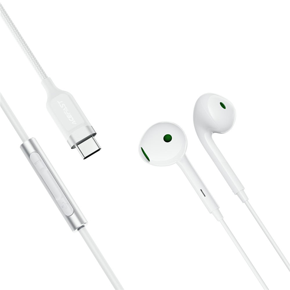 Handsfree USB-C Acefast L7, White