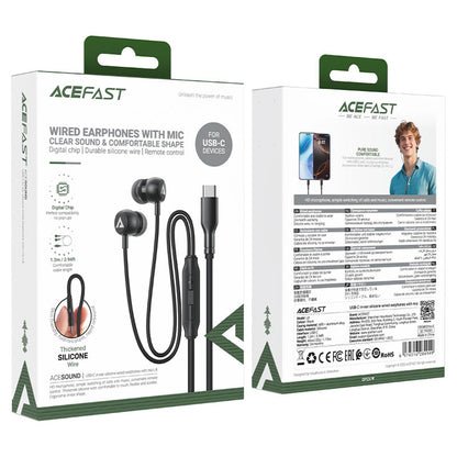Kit mains libres USB-C Acefast L8, 1,2 m, Gris