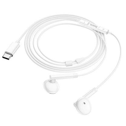 Handsfree USB-C HOCO M95, Blanc