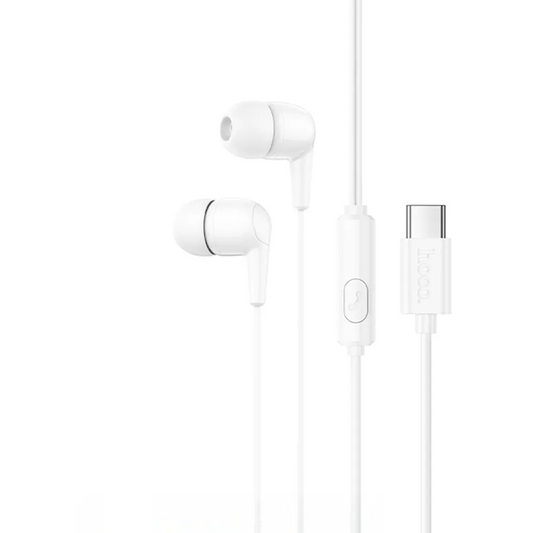 Casque mains libres USB-C HOCO M97, Blanc