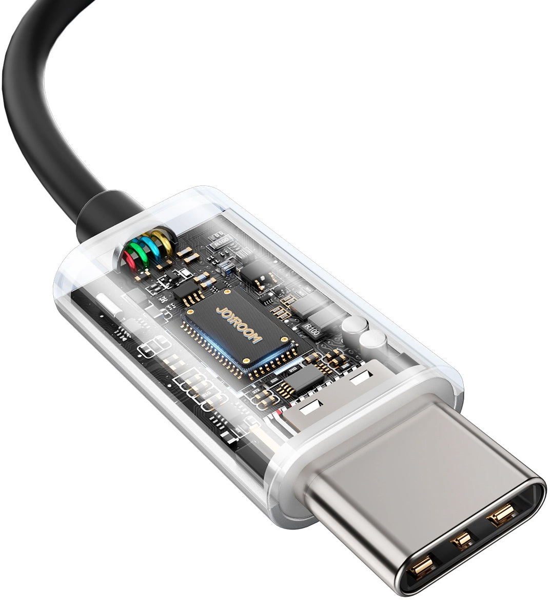 Écouteurs mains libres USB-C Joyroom JR-EC07, Noir