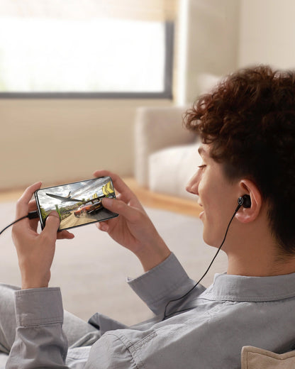 Écouteurs mains libres USB-C Joyroom JR-EC07, Noir