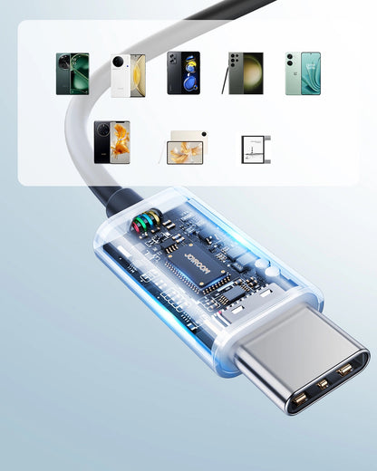 Écouteurs mains libres USB-C Joyroom JR-EC07, Noir