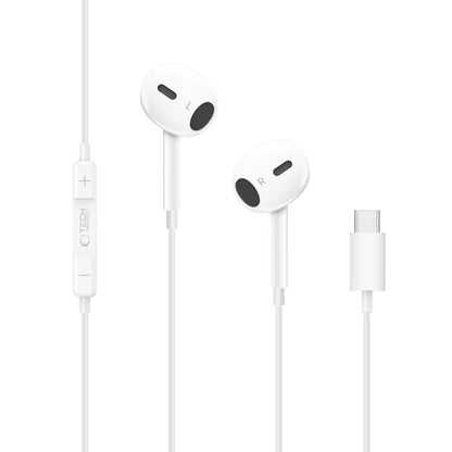 Écouteurs USB-C Tech-Protect Ultraboost Core G2, Blanc