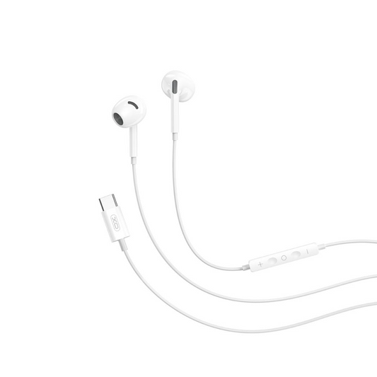 Écouteurs mains libres USB-C XO Design EP78, Blanc