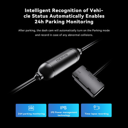 Hardwire OBD DDPAI DC001 pour Caméra E3 / Mini5 / N1 Dual / N3 / N3 Pro / N5 Dual / Z40 / Z50