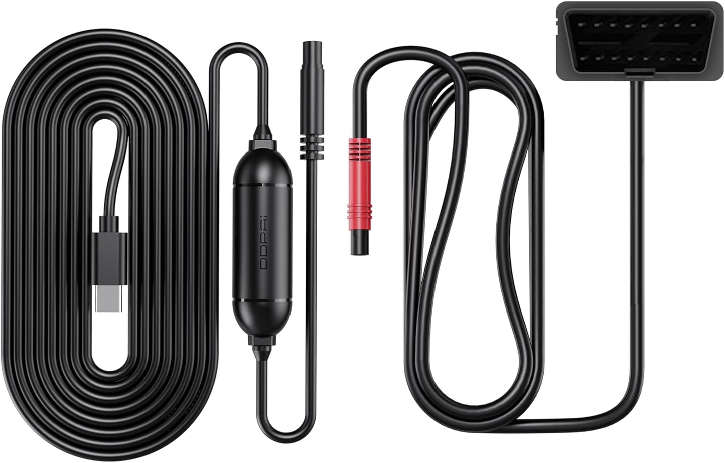 Hardwire OBD DDPAI DC001 pour Caméra E3 / Mini5 / N1 Dual / N3 / N3 Pro / N5 Dual / Z40 / Z50