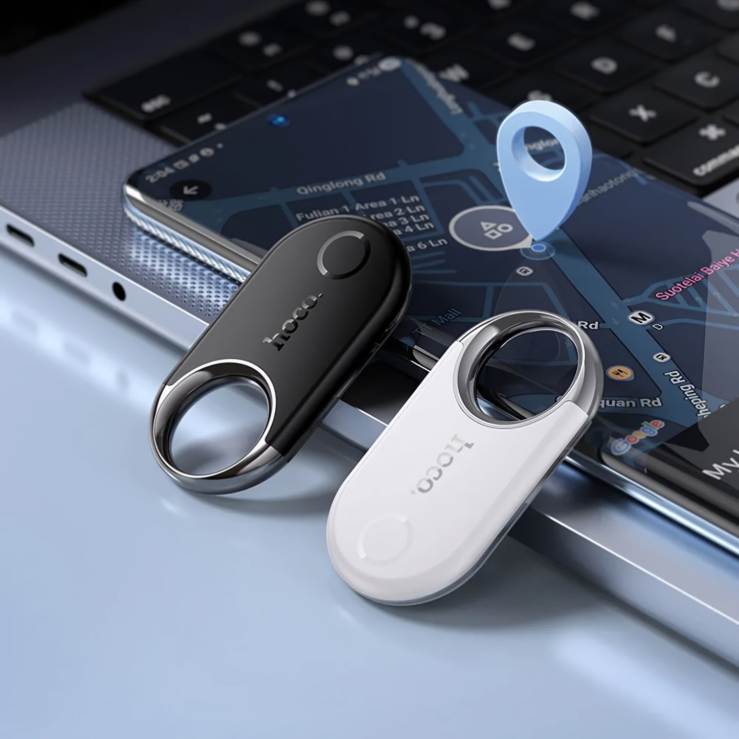 HOCO SmartTag E98A pour la série Android, Blanc