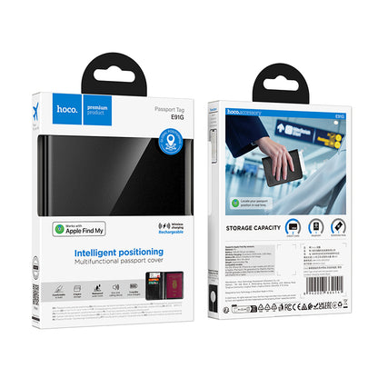 HOCO SmartTag Passport E91G pour iOS Series, Noir