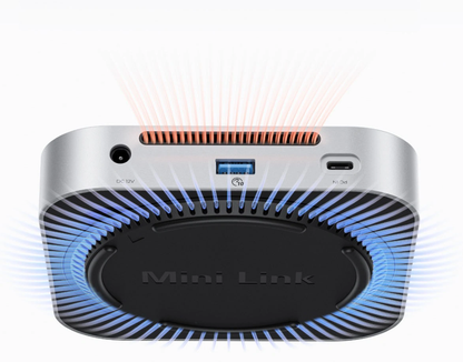 Hub Multifonctionnel Orico MiniLink M49P pour Apple Mac Mini M4, 9-en-1, Argent