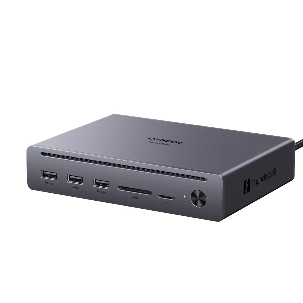 Hub Thunderbolt UGREEN U712, 10en1, Gris