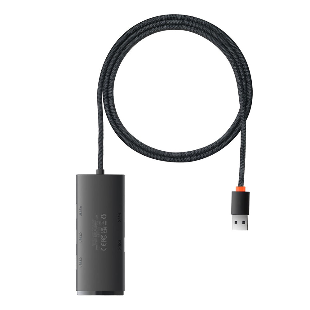 Hub USB Baseus Lite, 5en1, Noir WKQX030101