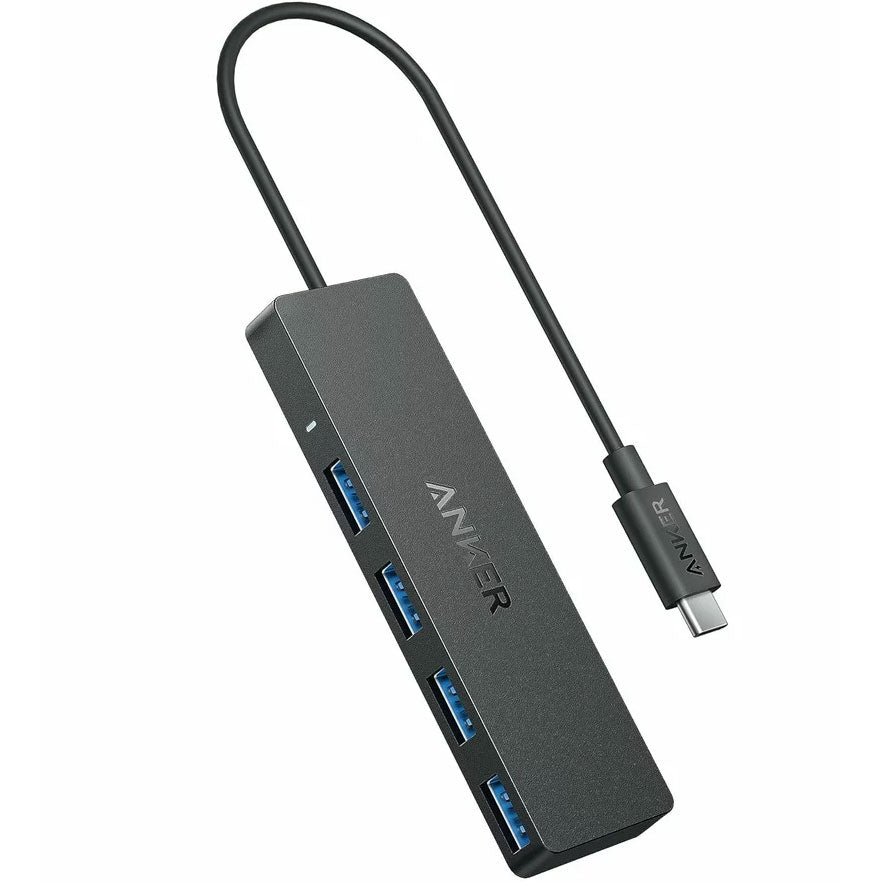 Hub USB-C Anker, 4 x USB-A 3.0, noir A8309G11 