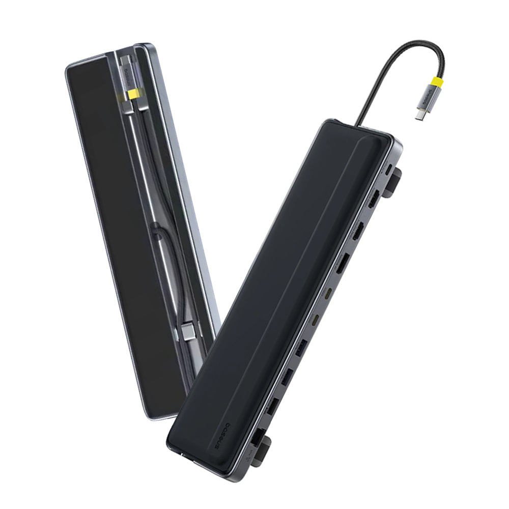 Hub USB-C Baseus EliteJoy EH3, 12en1, Gris B00051300111-00