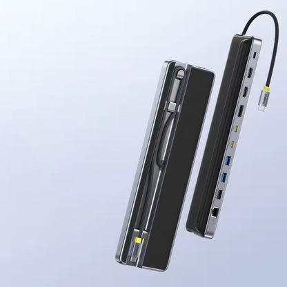 Hub USB-C Baseus EliteJoy EH3, 12en1, Gris B00051300111-00