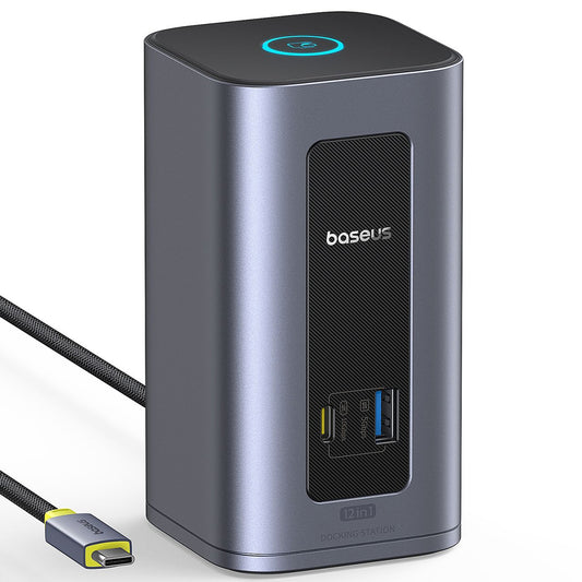 Hub USB-C Baseus Nomos NU1 Air Spacemate, 12en1, Gris B0114400
