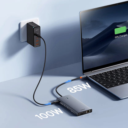 Baseus PortalJoy Series Hub USB-C, 13in1, Gris B00053002811-01