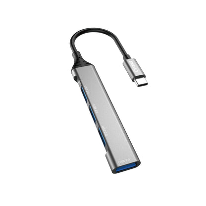Hub USB-C Dudao A16T, 1 x USB-A 3.0 - 3 x USB-A, Noir