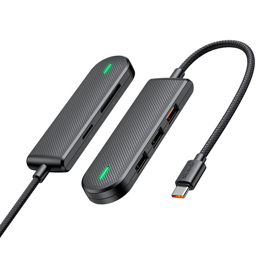Hub USB-C McDodo HU-1430 Star, 5en1, Noir