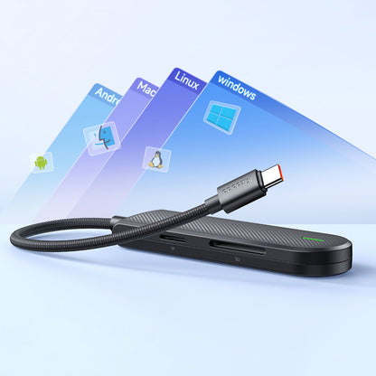 Hub USB-C McDodo HU-1430 Star, 5en1, Noir