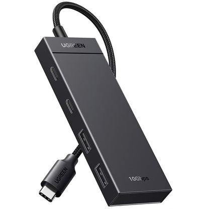Hub USB-C UGREEN CM416, 2 x USB-A 3.1 - 2 x USB-C, 0,25m, Noir