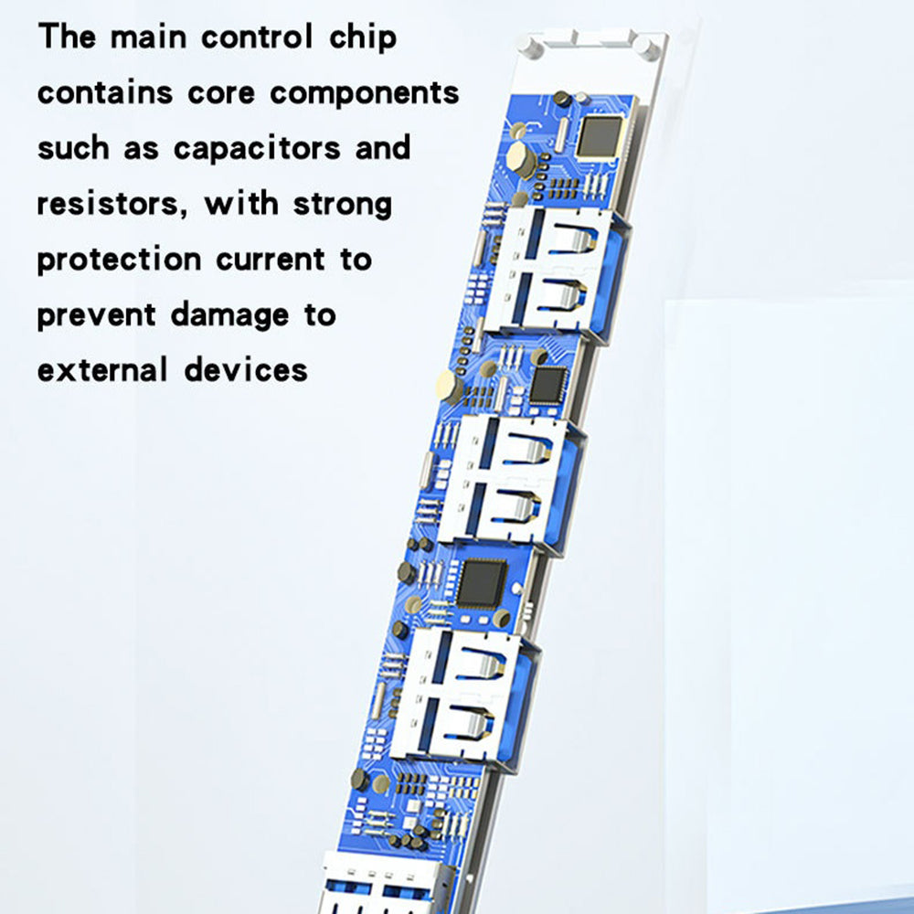 Hub USB-C Yesido HB17, 4en1, Gris