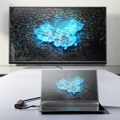 Yesido HB24 USB-C Hub, 5in1, Grey