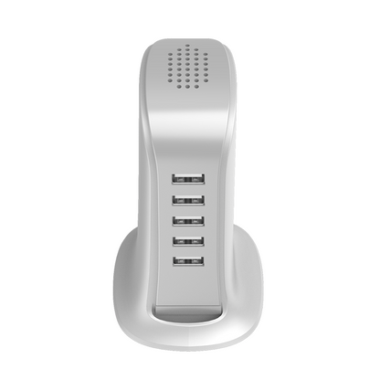 Chargeur Station Dudao A5EU, 25W, 5A, 5 x USB-A, Blanc