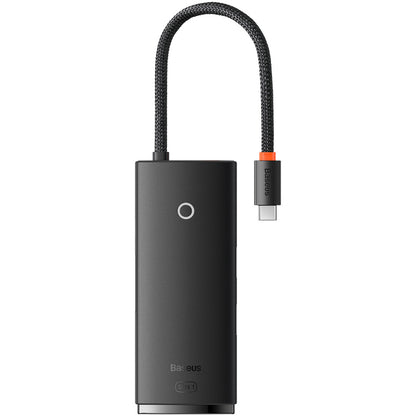 Hub USB-C Baseus Lite, 3 X USB-A 3.0 - USB-C - HDMI, Noir WKQX040001