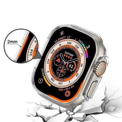 Coque Anank Screen Guard pour Apple Watch Series 7 45mm, Noire