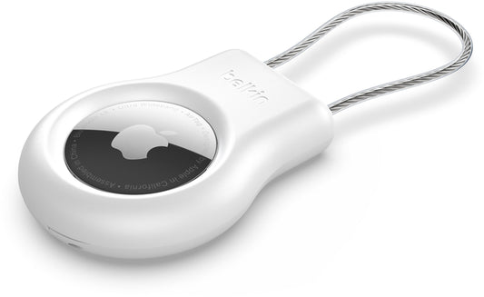 Étui Belkin Wire Cable pour Apple AirTag, Blanc MSC009btWH
