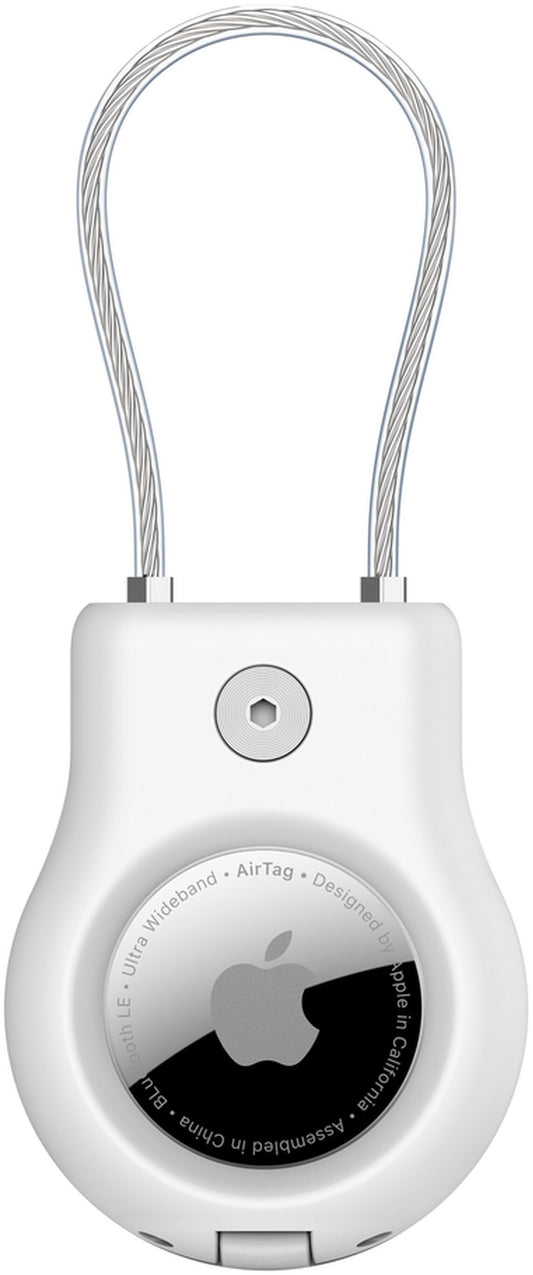 Étui Belkin Wire Cable pour Apple AirTag, Blanc MSC009btWH