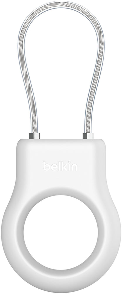Étui Belkin Wire Cable pour Apple AirTag, Blanc MSC009btWH