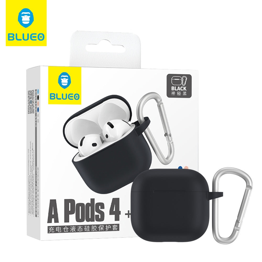 Coque Blueo Liquid pour Apple AirPods 4, Noire